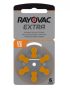 Rayovac 13 elem fülhallgatóhoz