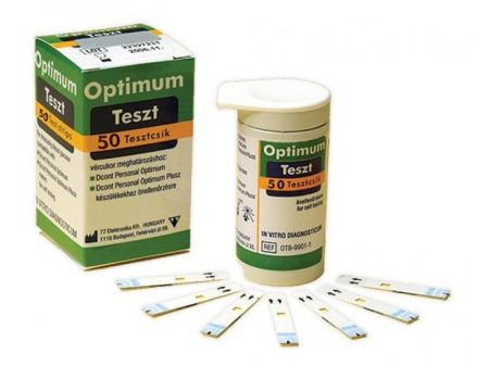 Optimum tesztcsík 50db/doboz Optimum Plusz és Partner készülékhez