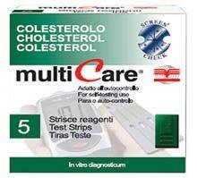 Multicare koleszterin tesztcsík 5 db