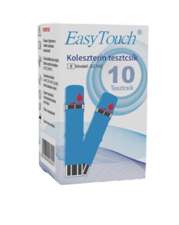 Tesztcsík Wellmed Easy Touch Cholesterol 10 db