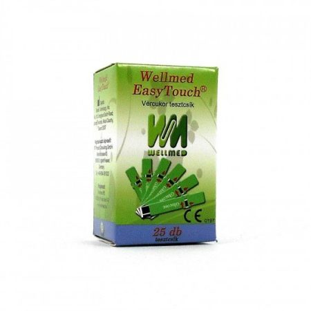 Tesztcsík Wellmed Easy Touch Vércukor 25 db Tesztcsík Wellmed Easy Touch Vércukor 25 db
