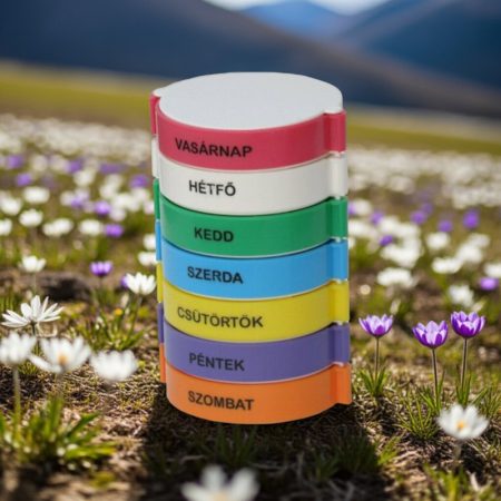 Gyógyszeradagoló heti henger torony