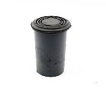 Botvég gumi fekete fémbetéttel 18 mm
