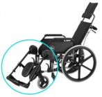   B-4200/P dönthető háttámlával, módosított lábtartóval