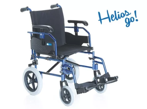 Tranzit összecsukható kerekesszék aluminium vázzal Helios Go Tranzit összecsukható kerekesszék aluminium vázzal Helios Go