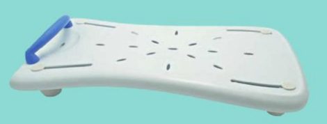 Fürdőkád pad "Plus" hosszú kék kapaszkodóval 78 cm