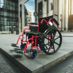 Nagy teherbírású kerekesszék (182 kg) Nagy teherbírású kerekesszék (182 kg)