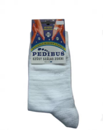 Pedibus ezüst zokni fehér 5007 Pedibus ezüst zokni fehér 5007