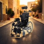 DIONE I Komfort kerekesszék párnázott üléssel dönthető háttámasszal 24" QR kerékkel DIONE I Komfort kerekesszék párnázott üléssel dönthető háttámasszal 24" QR kerékkel