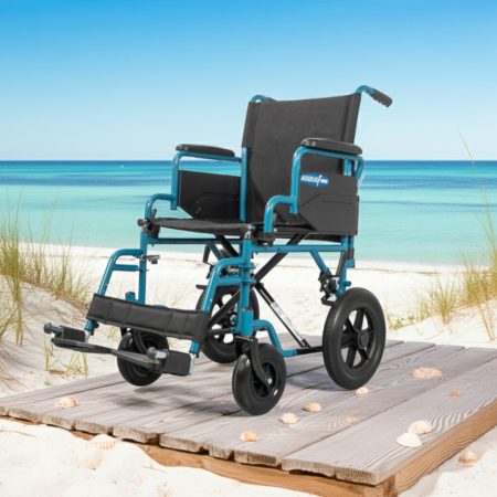 AEGEUS transport kerekesszék 12"