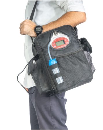 Mobiak Hordozható oxigénkoncentrátor impulzusos és folyamatos áramlású