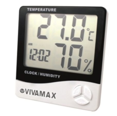 Páratartalom- és hőmérő 