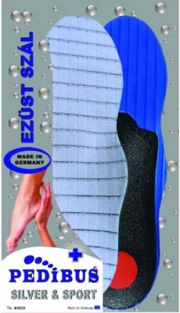 Pedibus 4000 Silver and Sport ezüstszálas hosszú gyógytalpbetét