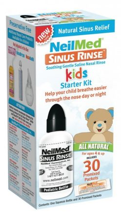 Neil-Med orr irrigátor szett gyermek 120 ml-es palack + 30 db só