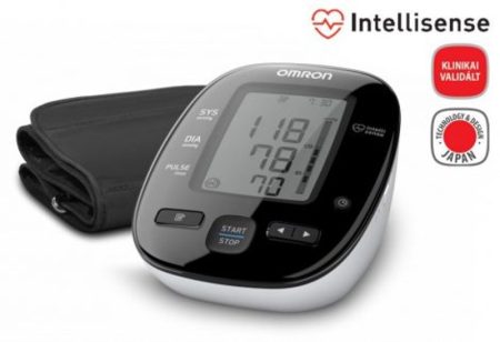 OMRON MIT 3 Intellisense felkaros Új vonalú „Black Line” vérnyomásmérő 