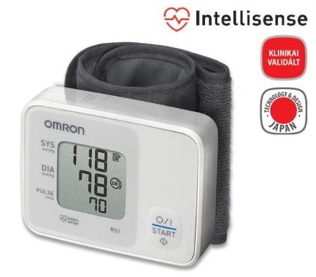 OMRON RS1 Intellisense csuklós vérnyomásmérő