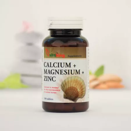 Vitaking Kálcium+Magnézium+Cink 100 darabos ásványi vitamin