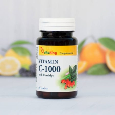 Vitaking C-vitamin 1000MG 100 darabos tabletta csipkebogyóval Vitaking C-vitamin 1000MG 100 darabos tabletta csipkebogyóval