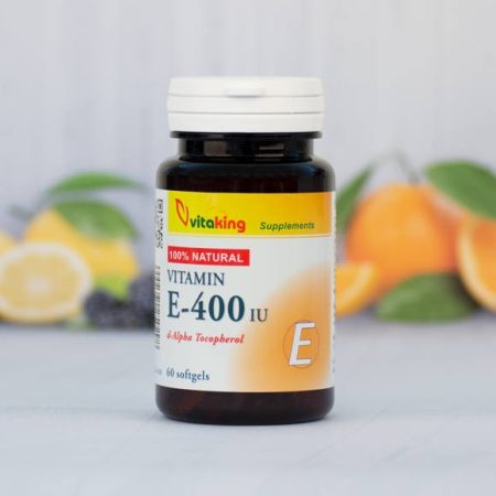 Vitaking E-400ne természtes vitamin 60 darabos gélkapszula
